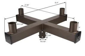 180° Quad Low Profile Bullhorn with (4) 2-3/8in O.D. Tenon