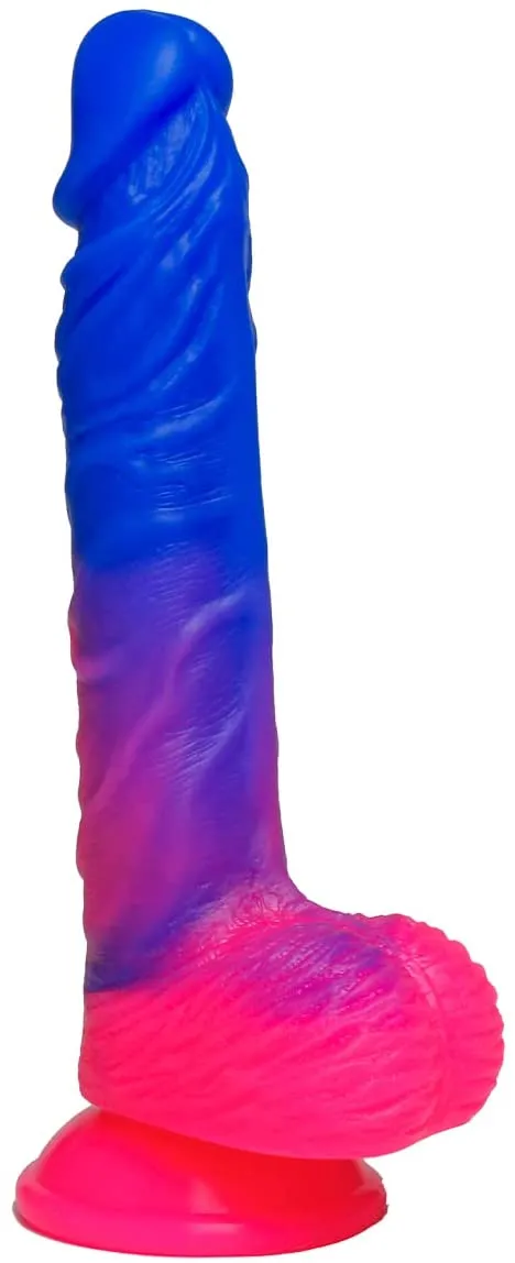 9 Inch Colourful Dildo