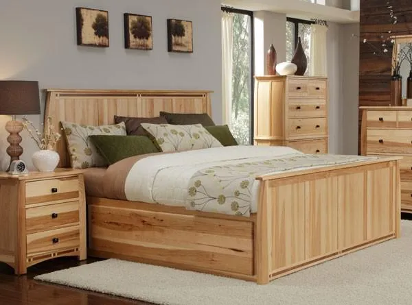 A-America Adamstown King Panel Storage Bed