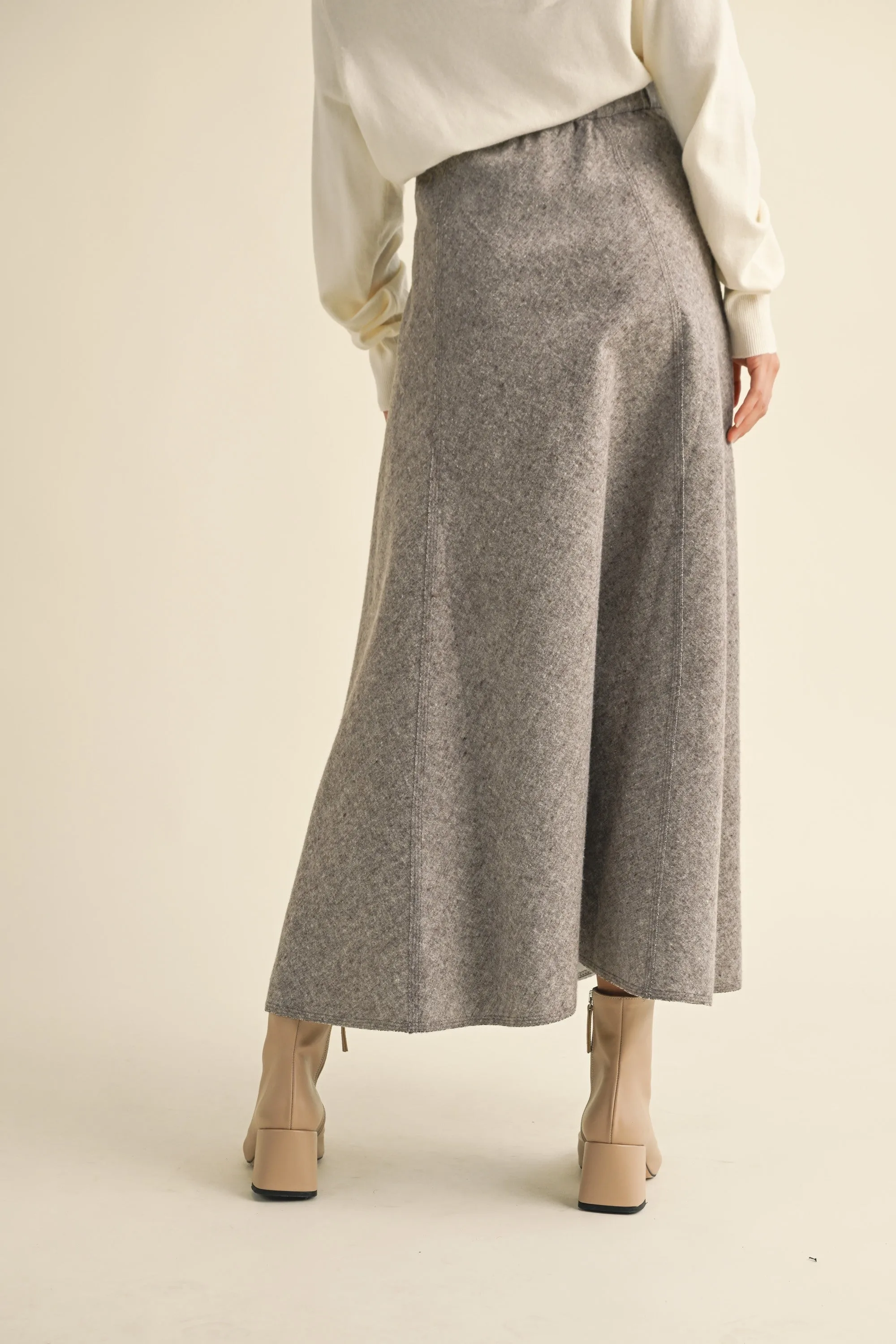 A Line Maxi Skirt