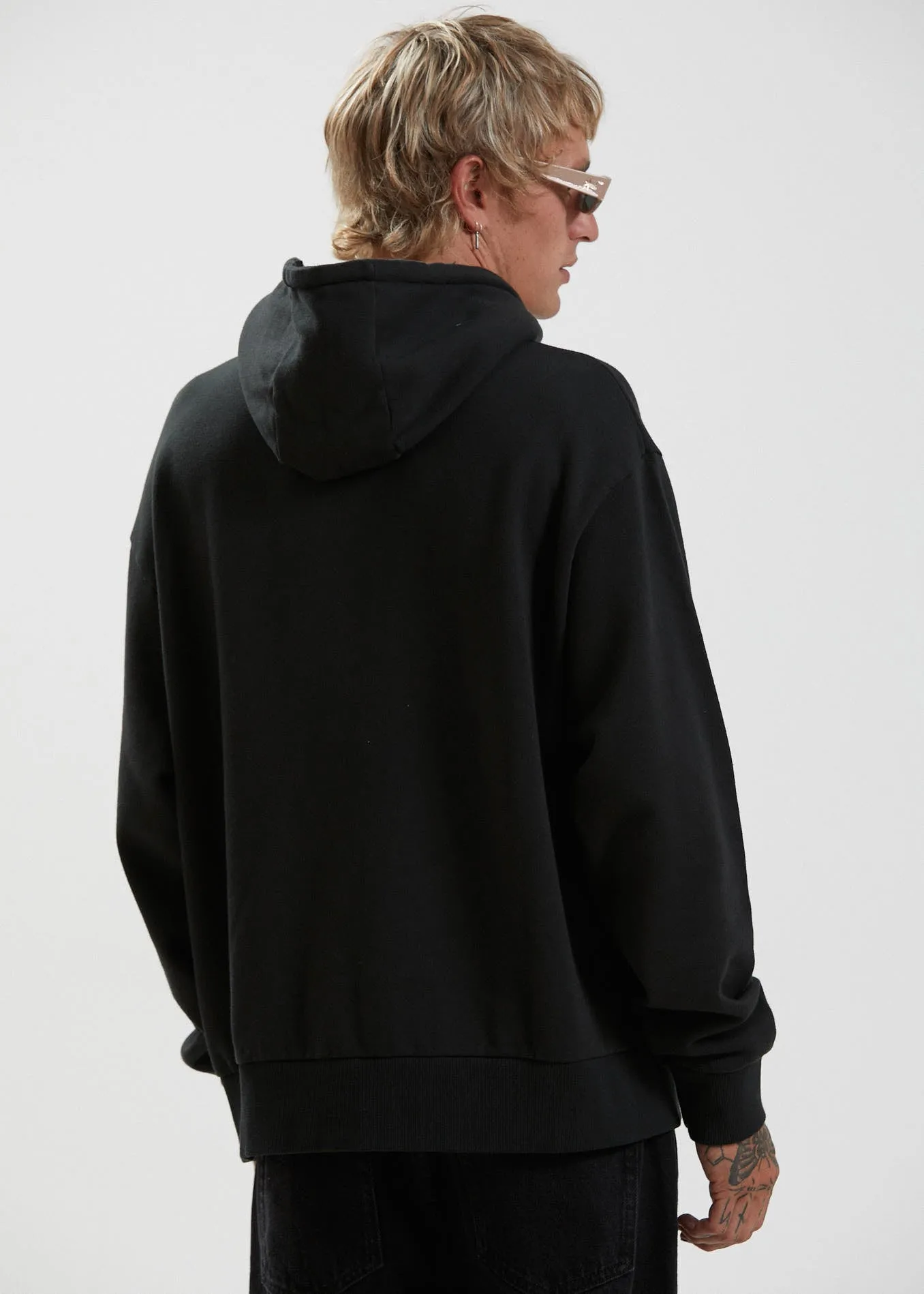 Afends Mens Supply - Recycled Hoodie - Black