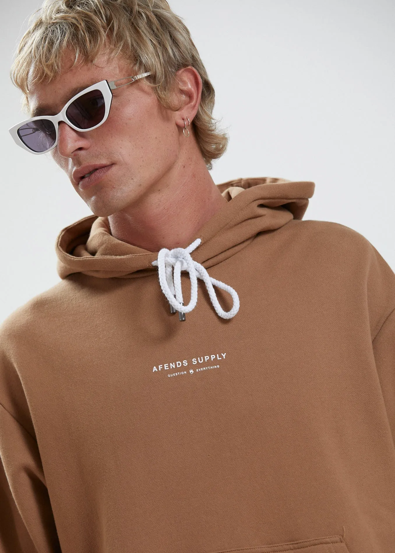 Afends Mens Supply - Recycled Hoodie - Camel