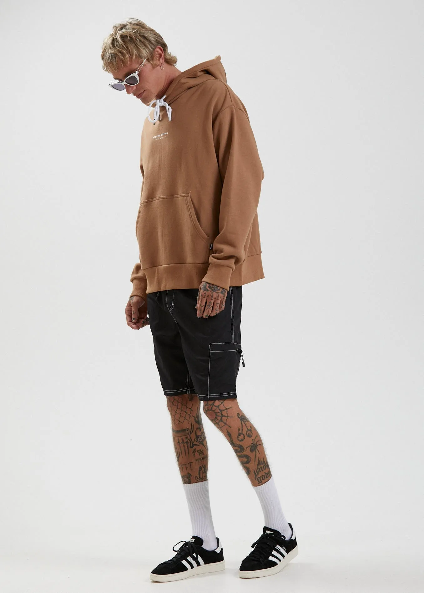 Afends Mens Supply - Recycled Hoodie - Camel