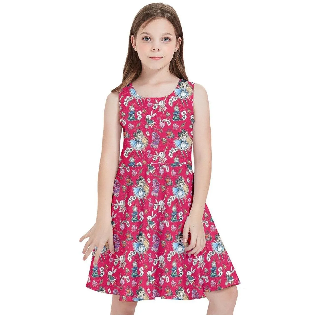 Alice in Wonderland Kids' Skater Dress