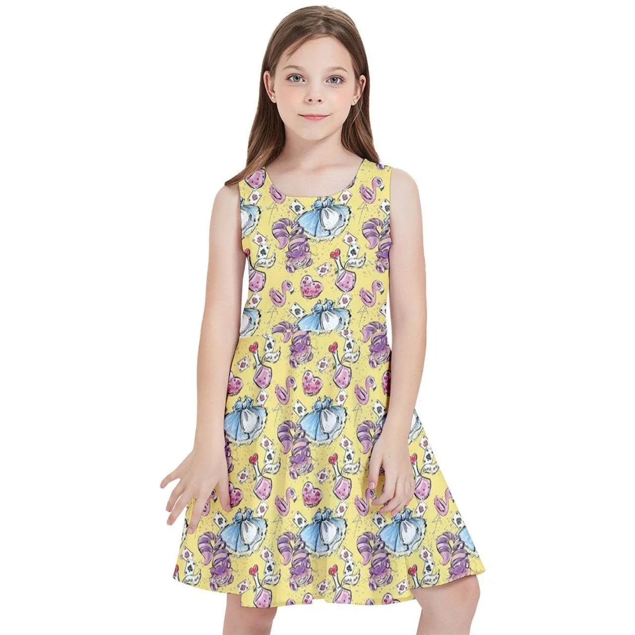 Alice in Wonderland Kids' Skater Dress