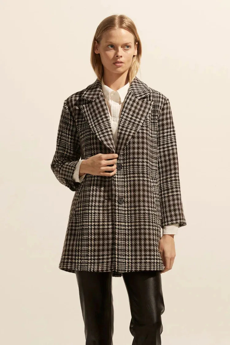 ALIGHT COAT | Check Boucle