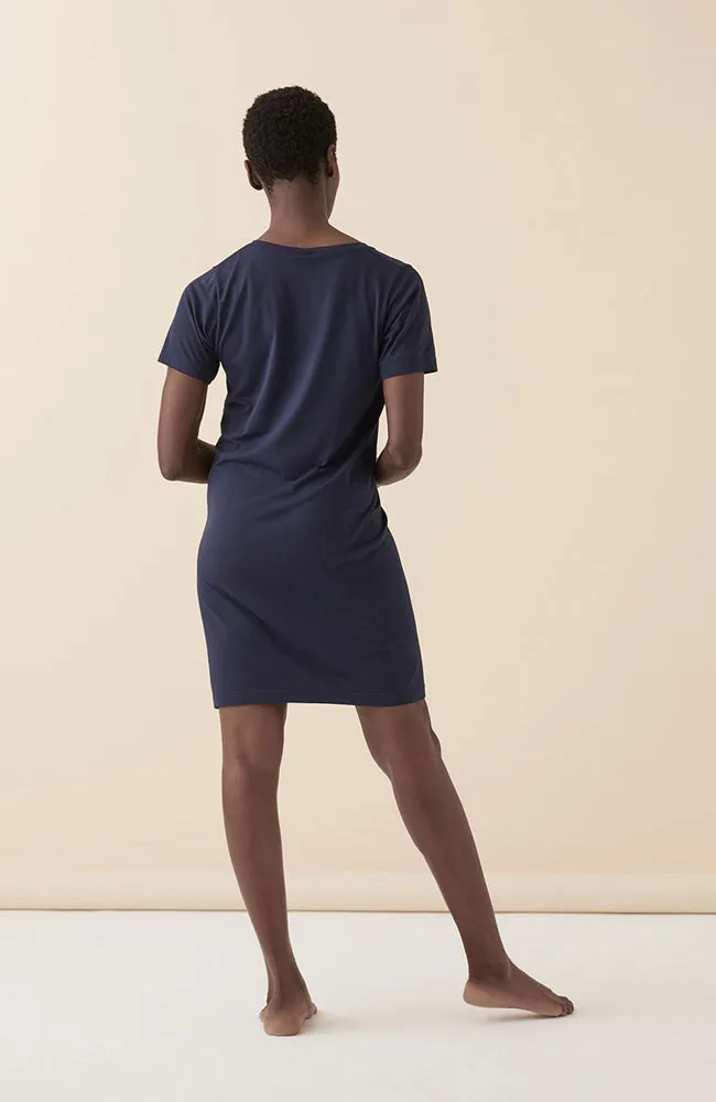 Anti-Flush Short Sleeve Night Dress