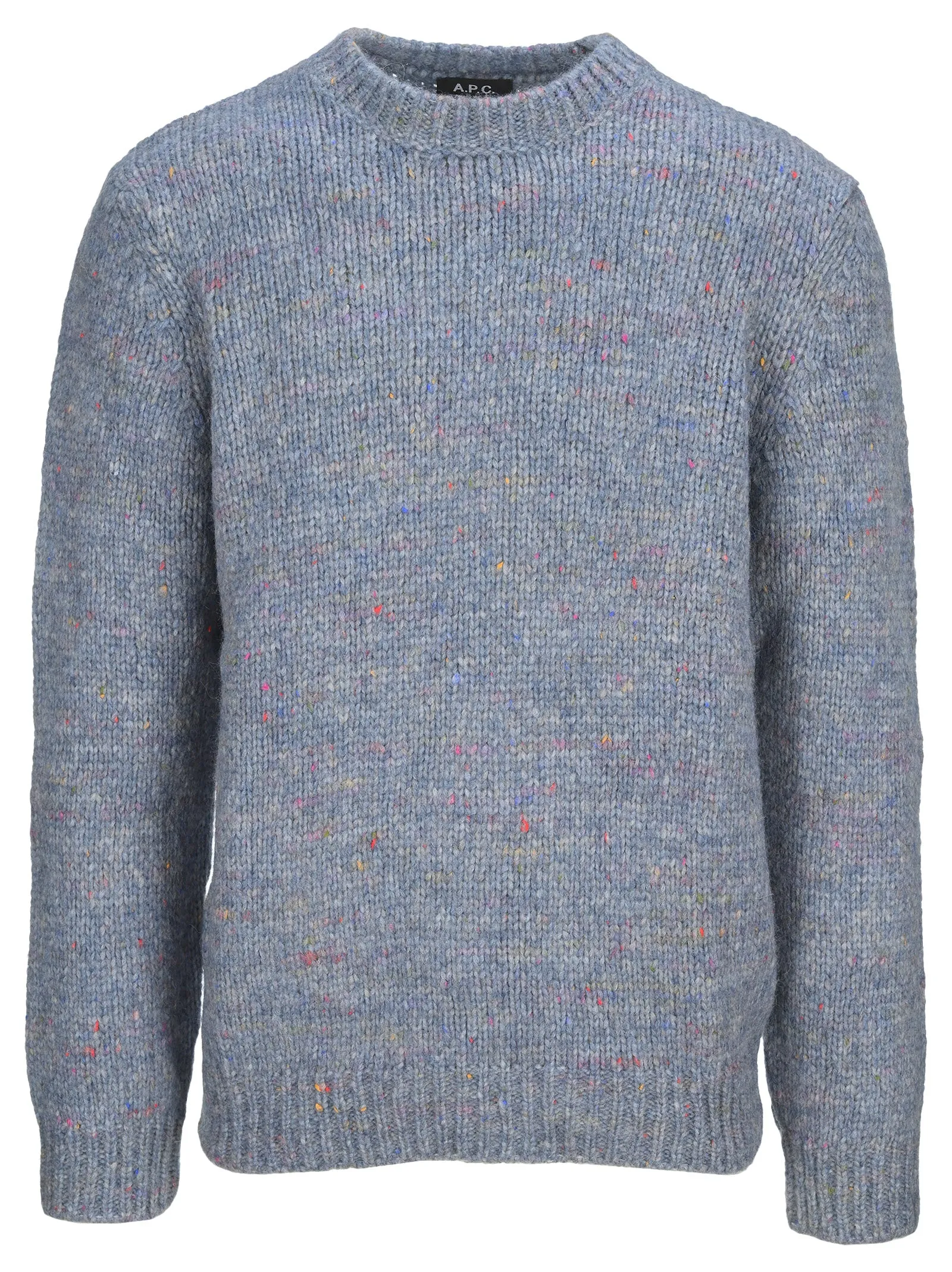 A.P.C. Crewneck Ribbed Hem Jumper