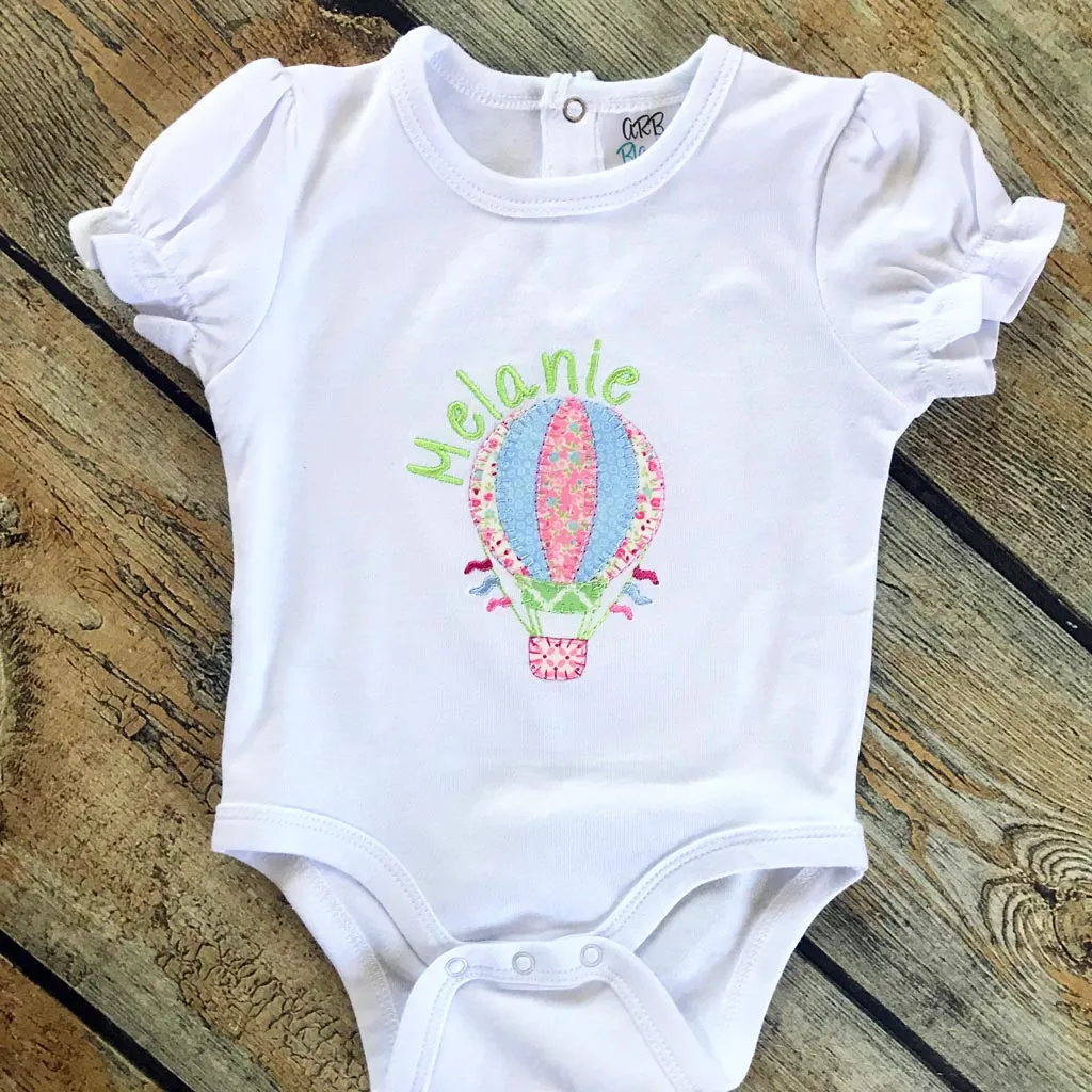 Applique Balloon Baby Bodysuit