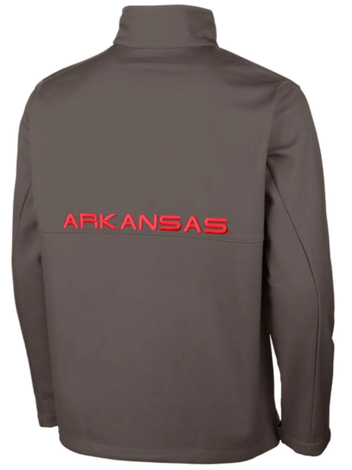 Arkansas Razorbacks Columbia Charcoal Ascender Softshell Full Zip Up Jacket (L)