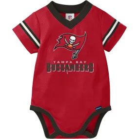 Baby Boys Buccaneers Short Sleeve Jersey Bodysuit