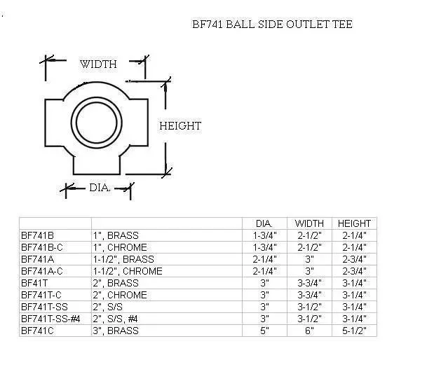 Ball Side Outlet Tee for 1" Tubing