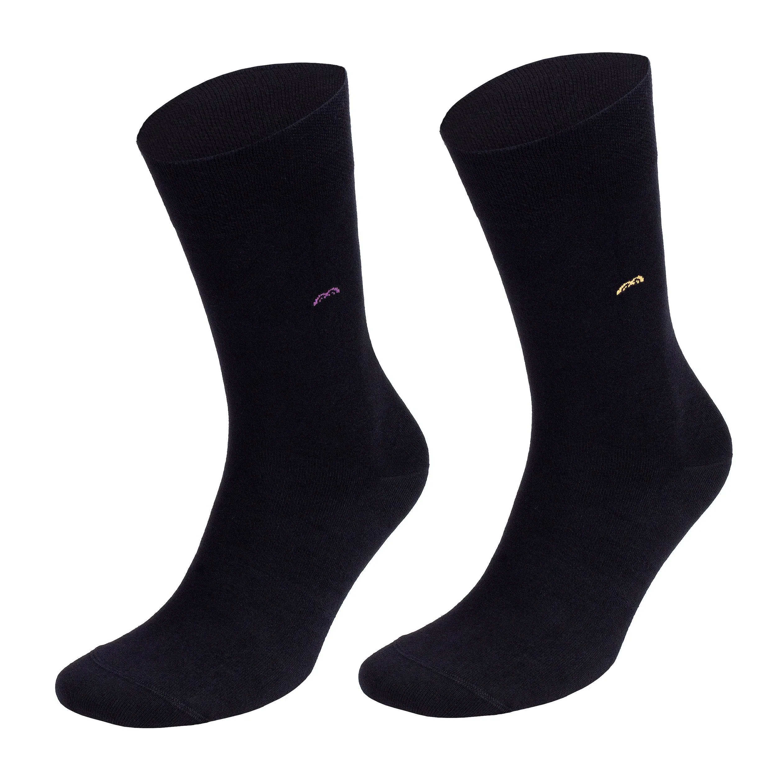 Bambooven Men’s Black Dress & Trouser Socks – Soft & Odor-Free (8 Pack) 633