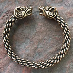 Bear Bracelet (Medium Braid) - Bronze or Silver