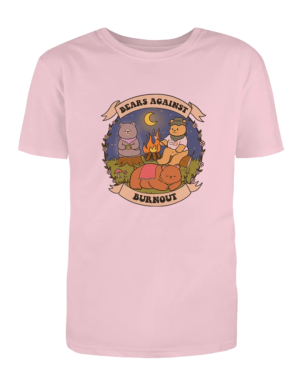 Bears Against Burnout (Campfire) - T-Shirt