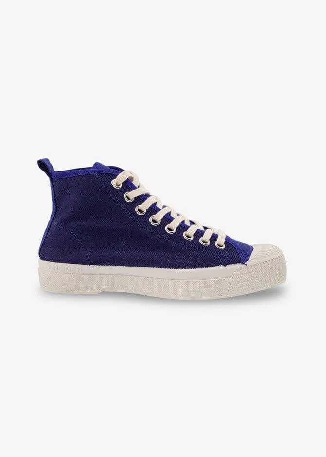 Bensimon Stella Bigout Hightop Two Tone Blue Trainer