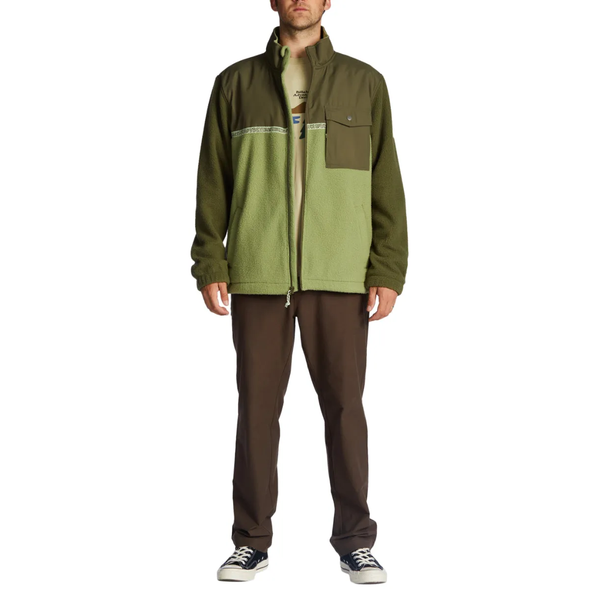 Billabong A/Div Boundary Trail Zip-Up Fleece Jacket