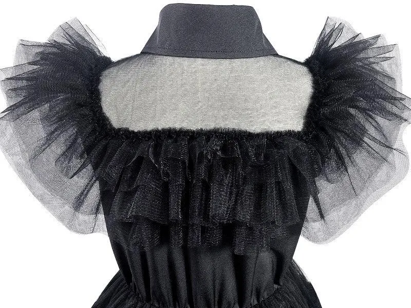 Black Elegant Princess Dress - Perfect for Every Little Princess Halloween cosplay costumes