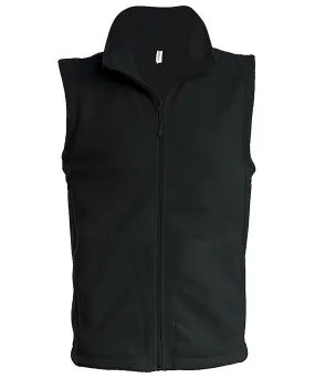 Black* - Luca men's microfleece gilet