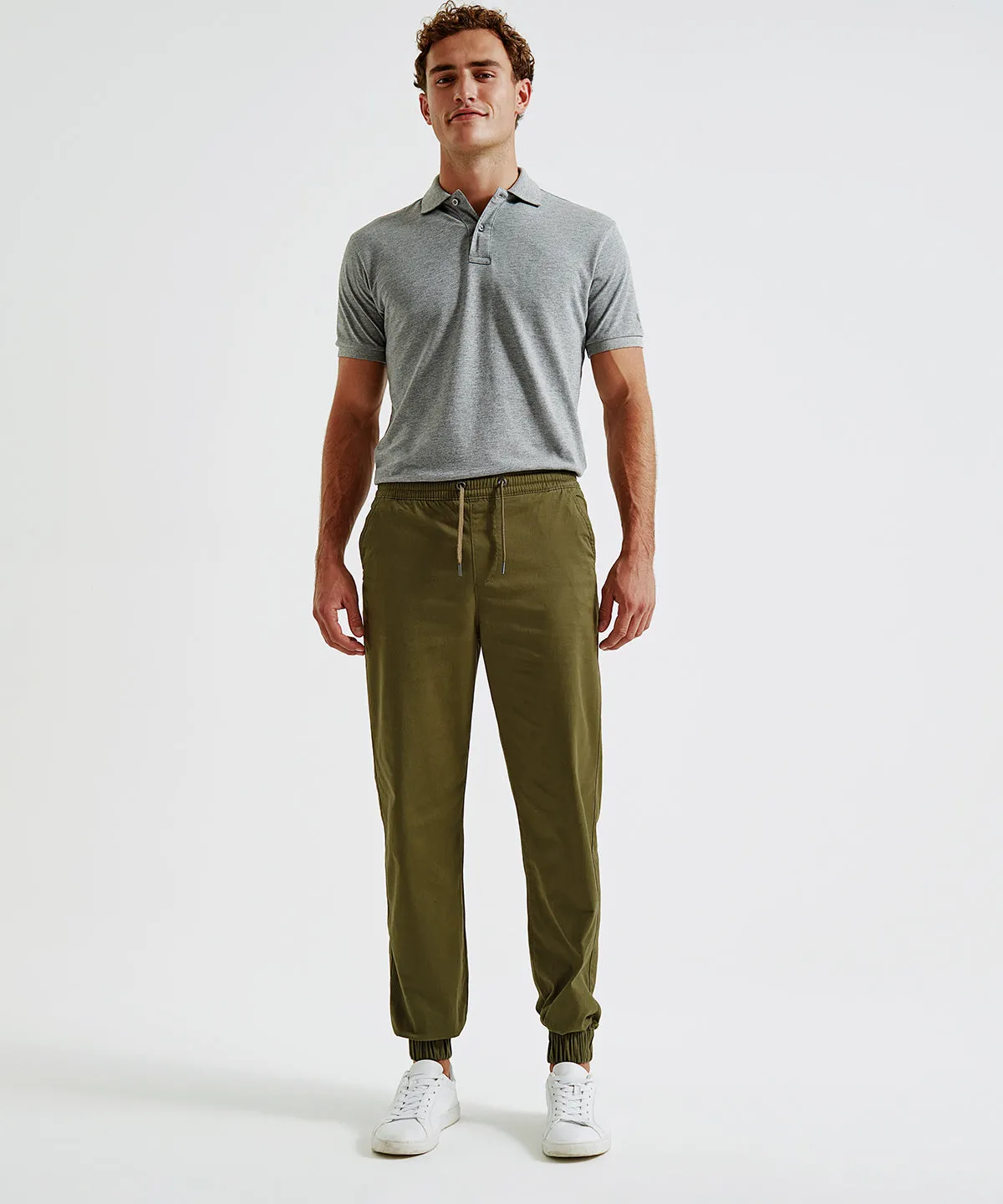 Black - Men's twill jogger