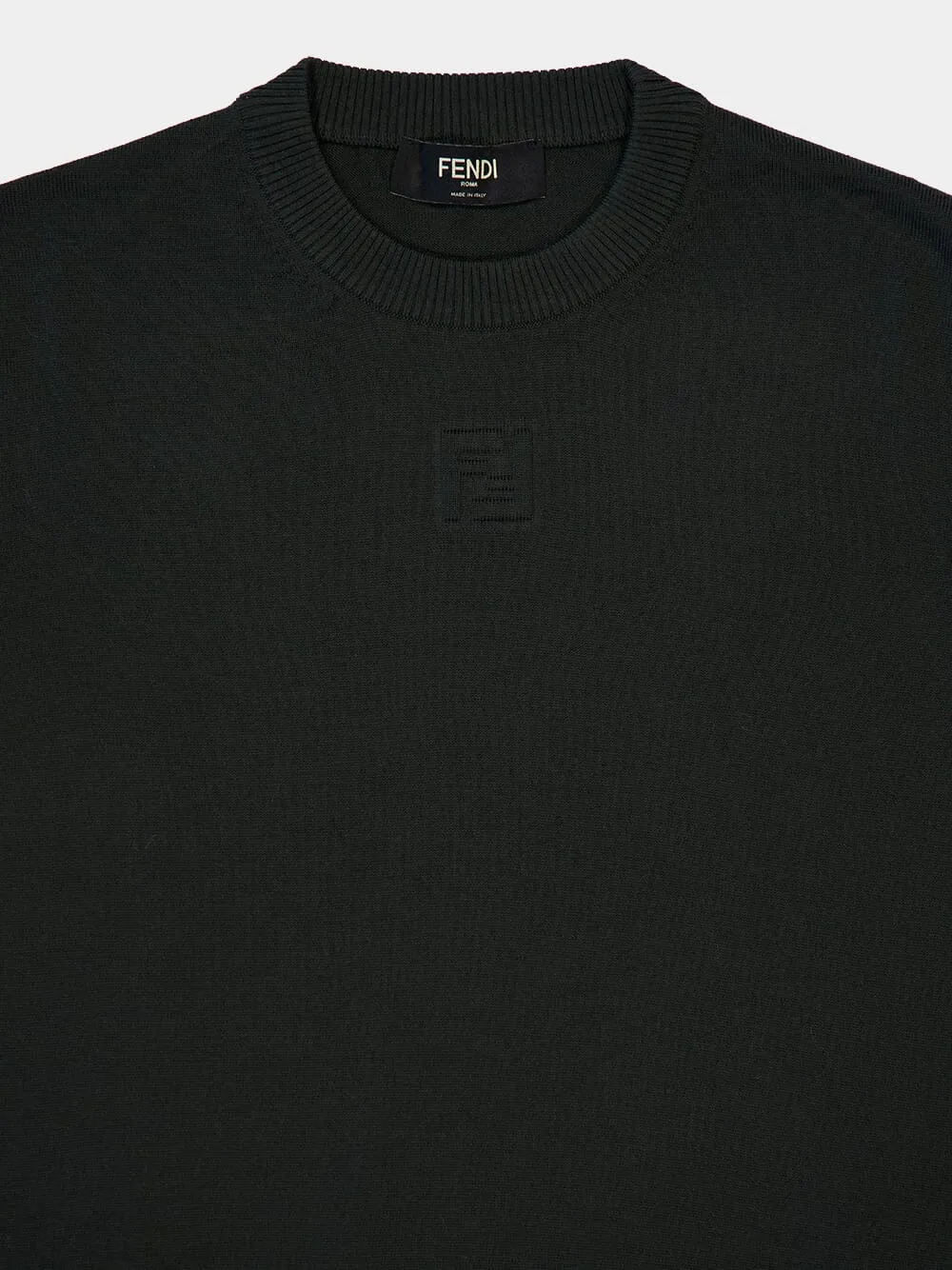 Black Wool Jumper