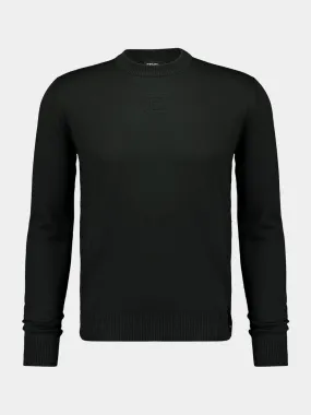 Black Wool Jumper