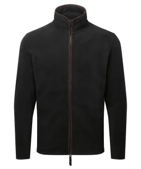 Black/Brown - Artisan fleece jacket