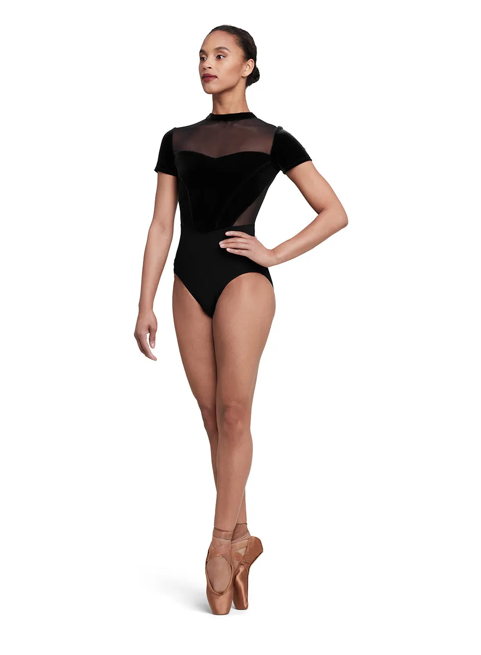 Bloch Ladies Velvet Open Back Leotard