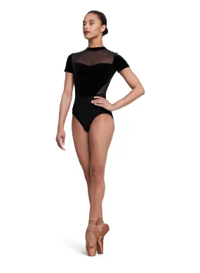 Bloch Ladies Velvet Open Back Leotard