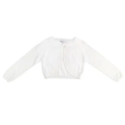 Bolero Cardigan with Sequins - Ivory