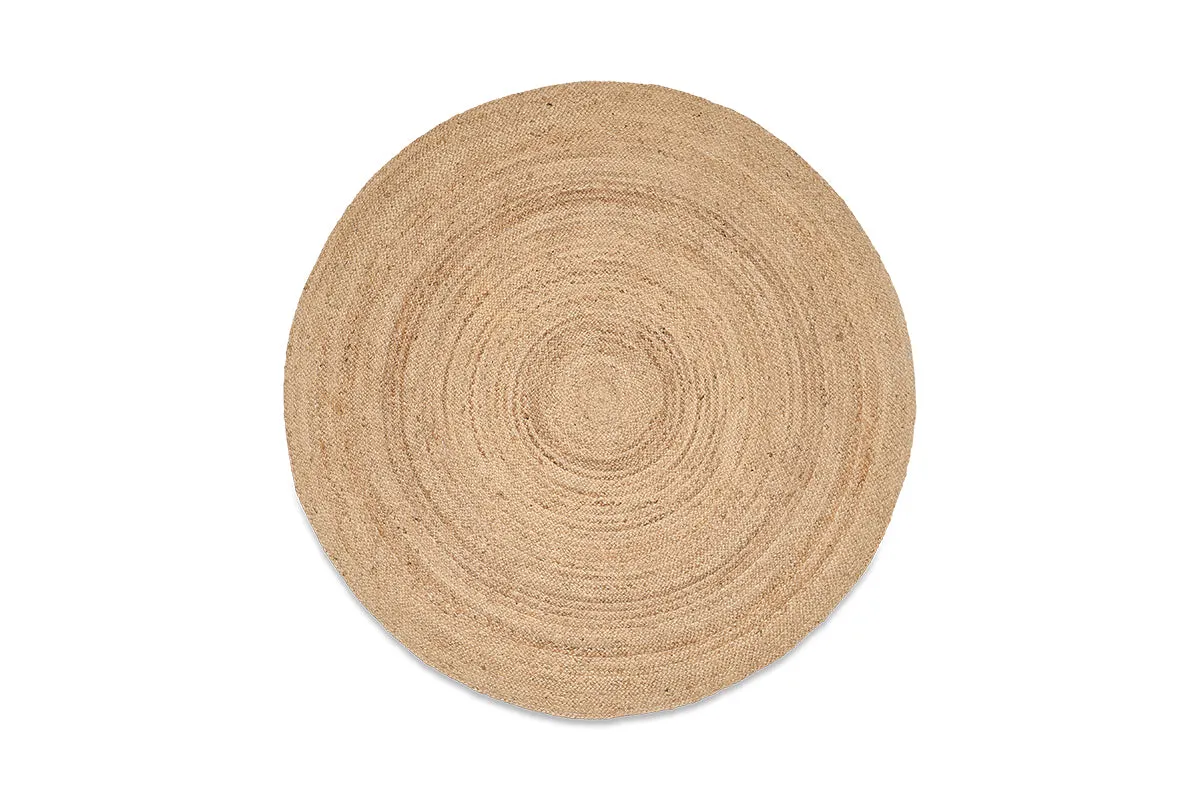 Braided Hemp Rug - Round