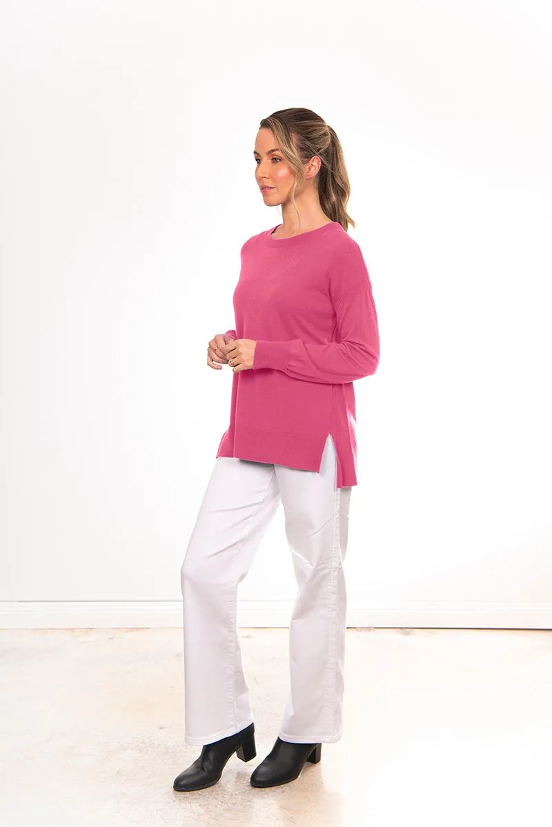 Bridge & Lord - Drop Shoulder Knit Chateau Rose