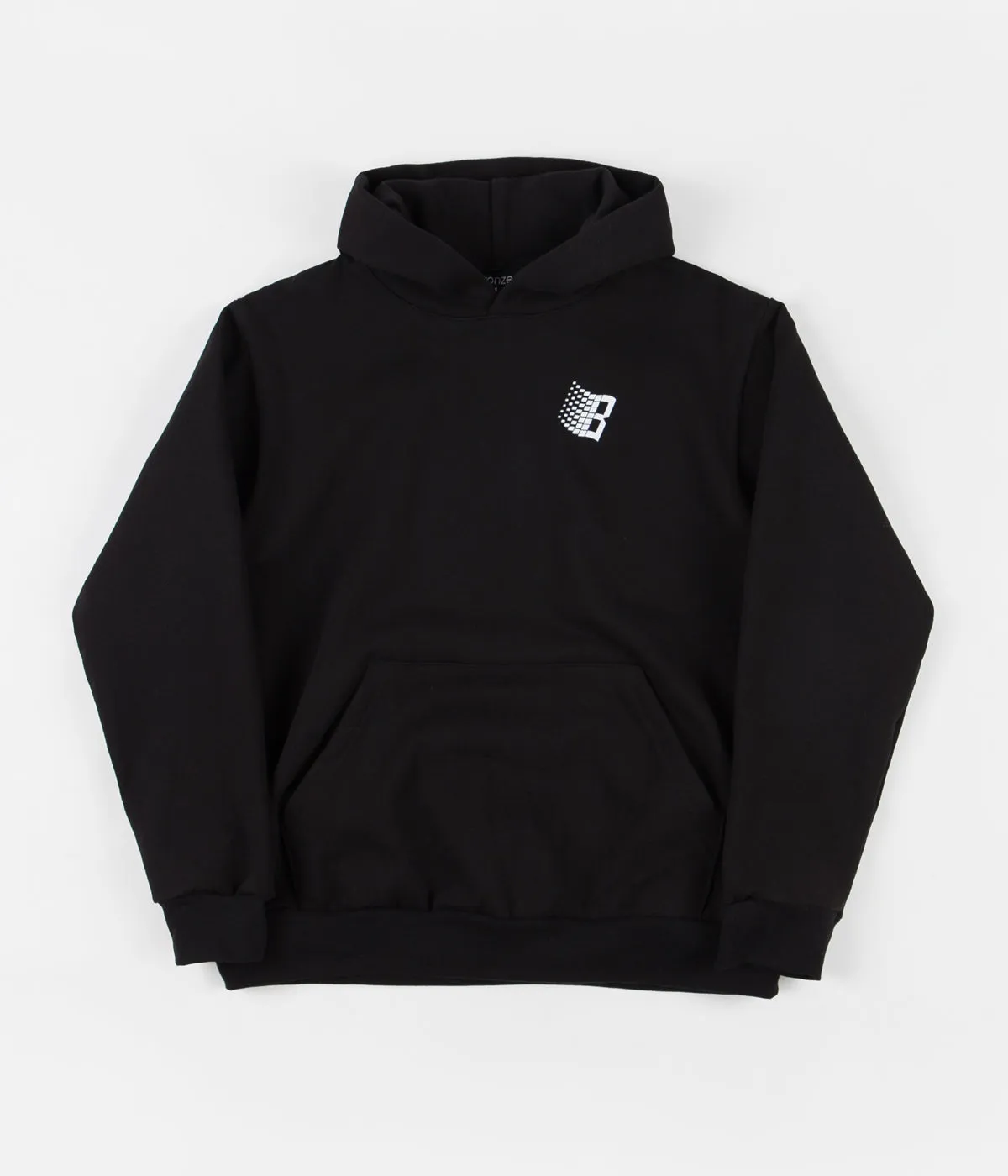 Bronze 56K B Logo Snow Hoodie - Black