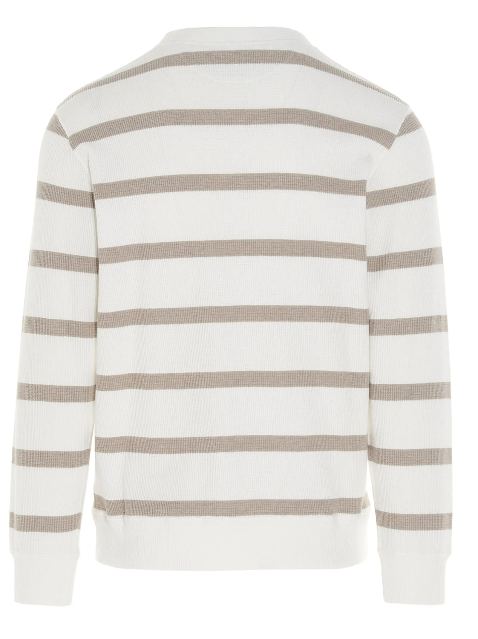 Brunello Cucinelli Striped Crewneck Knit Jumper