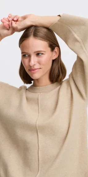 B.Young Otari Knit Jumper, tan