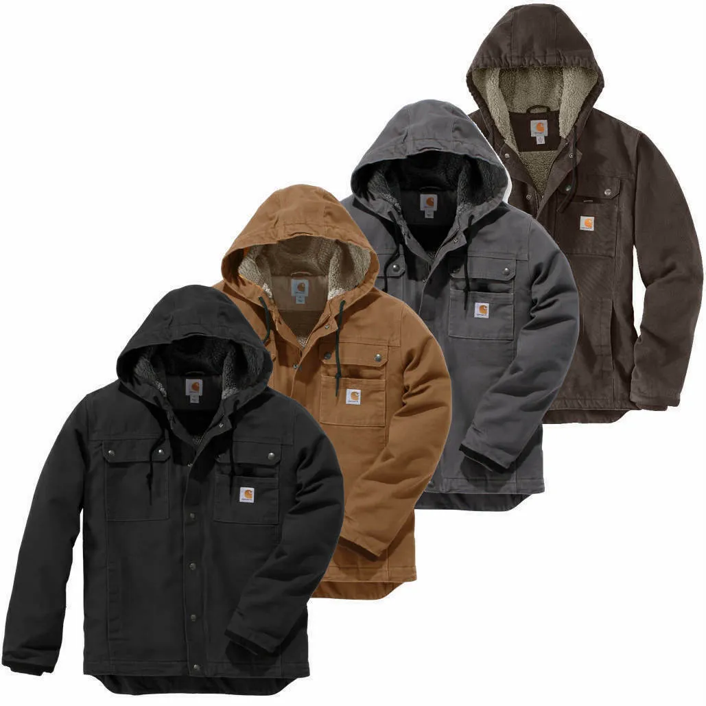 Carhartt Bartlett Jacket Winterjacke Washed Duck Sherpa Lined 103826