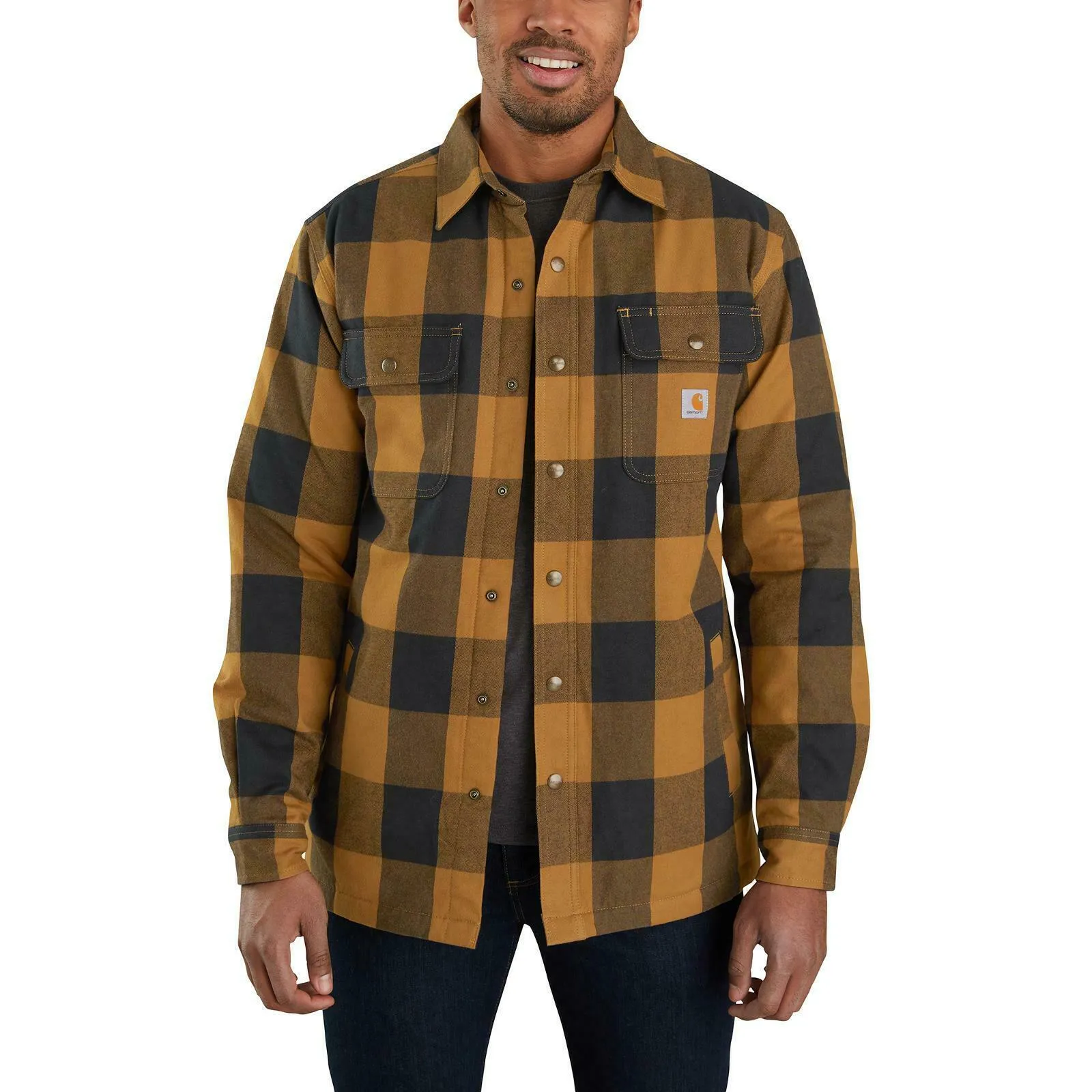 Carhartt Hubbard Sherpa Lined Shirt Jacket Hemdjacke 104911