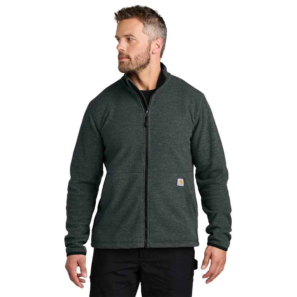 Carhartt - Men's Textured Full-Zip Fleece Jacket