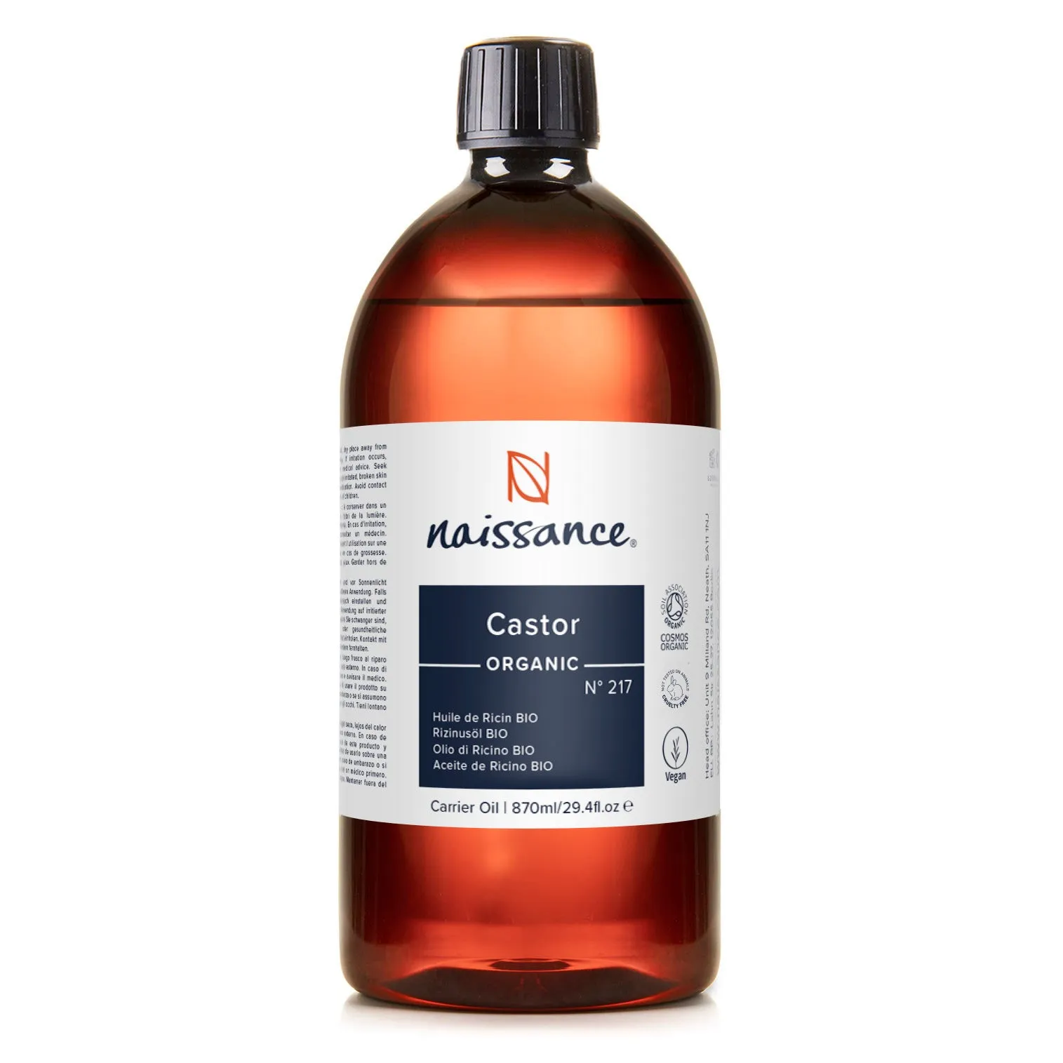 Castor Organic Oil (No. 217) Premium