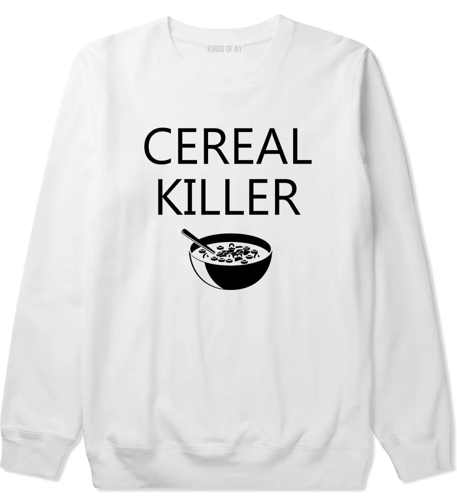 Cereal Killer Funny Halloween Mens Crewneck Sweatshirt