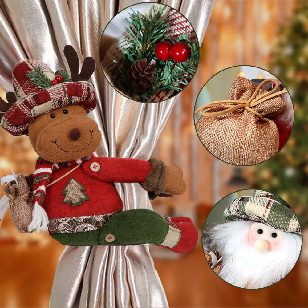 Christmas-Themed Cartoon Window Curtain Hook