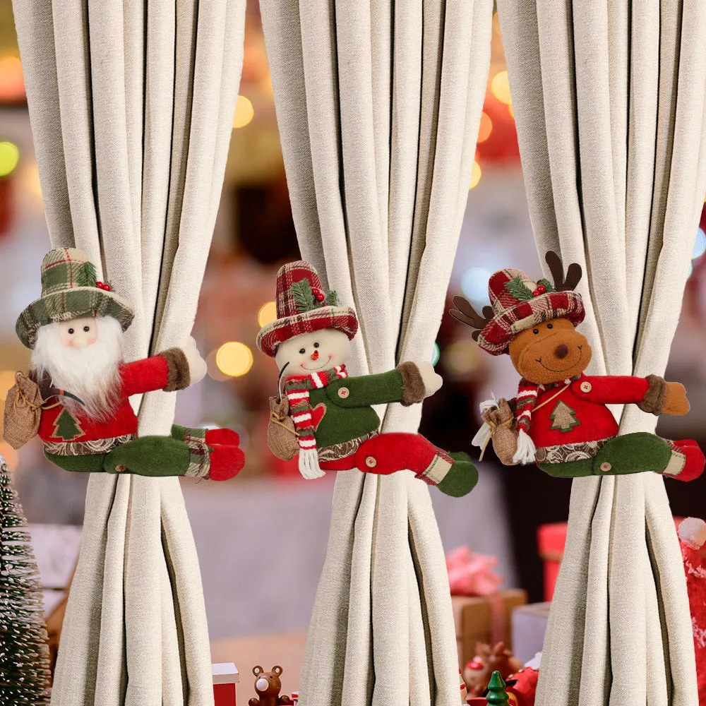 Christmas-Themed Cartoon Window Curtain Hook