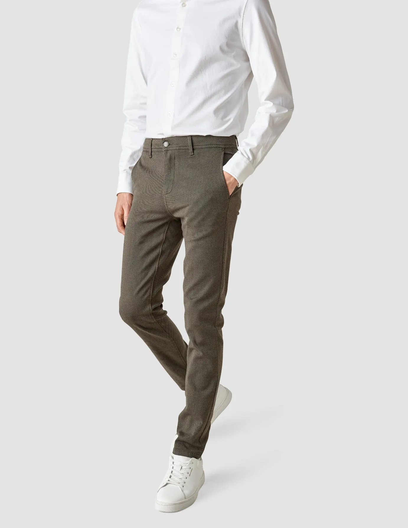 Classic Pants Slim Remote Green