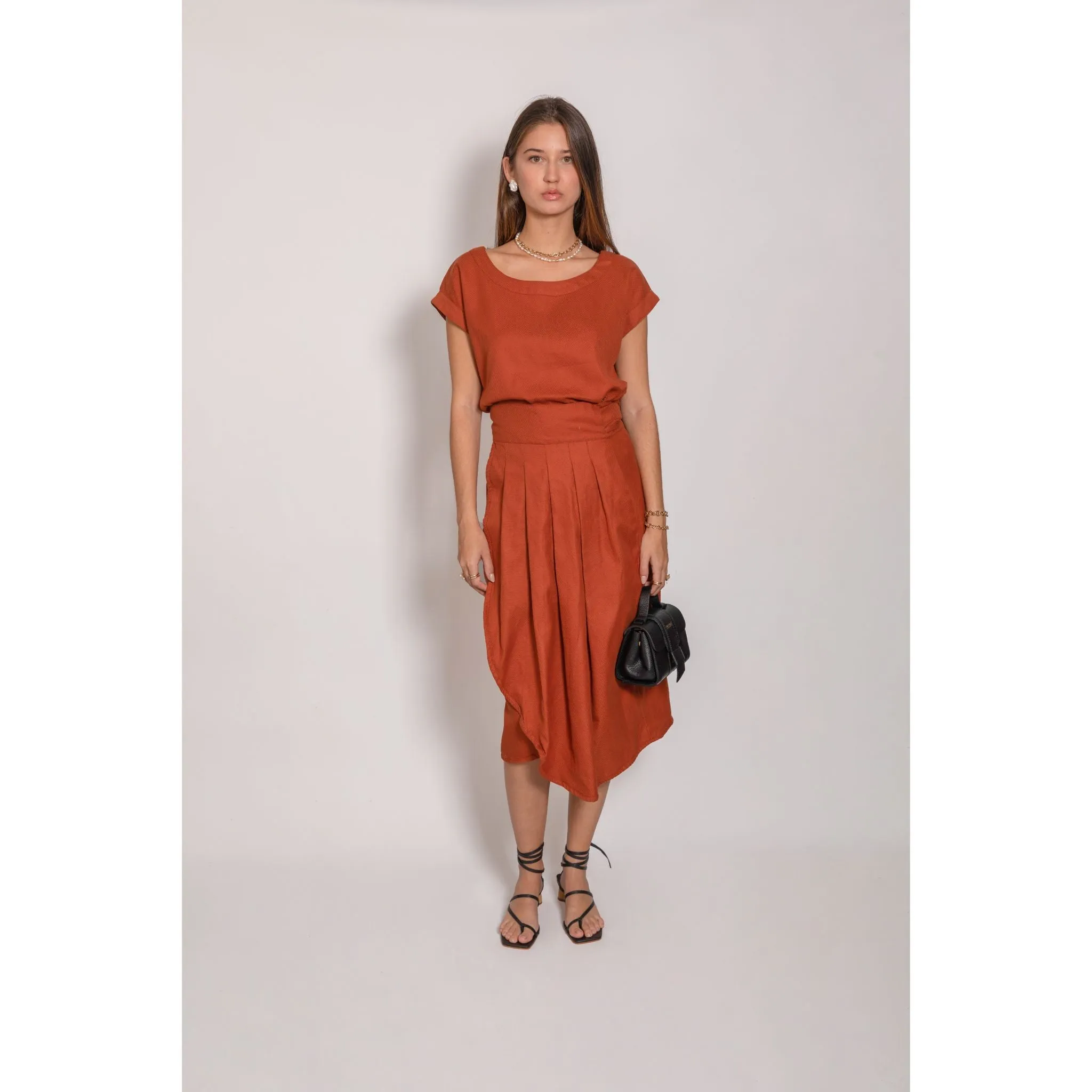 Clivia Skirt - Terracota