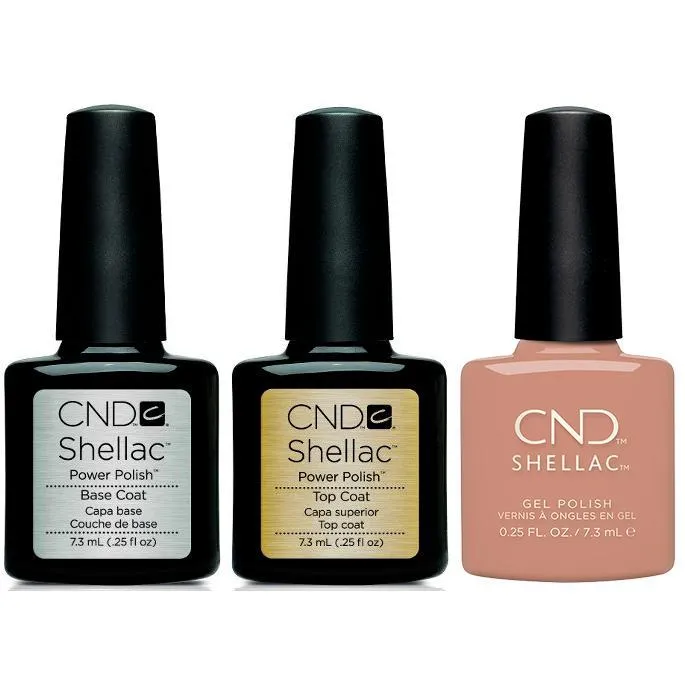 CND - Shellac Combo - Base, Top & Flowerbed Folly