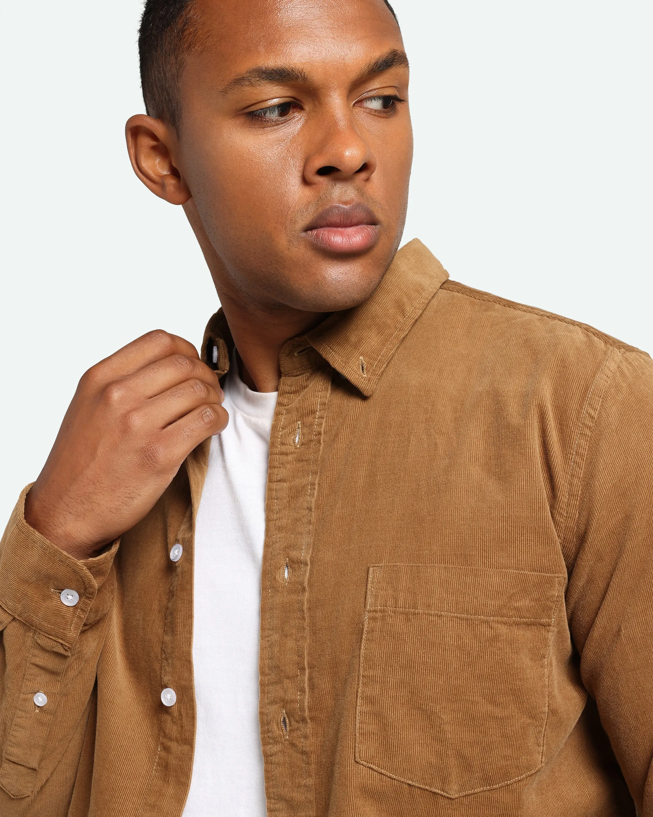 Colt long sleeved shirt 3758 - Bronze Brown