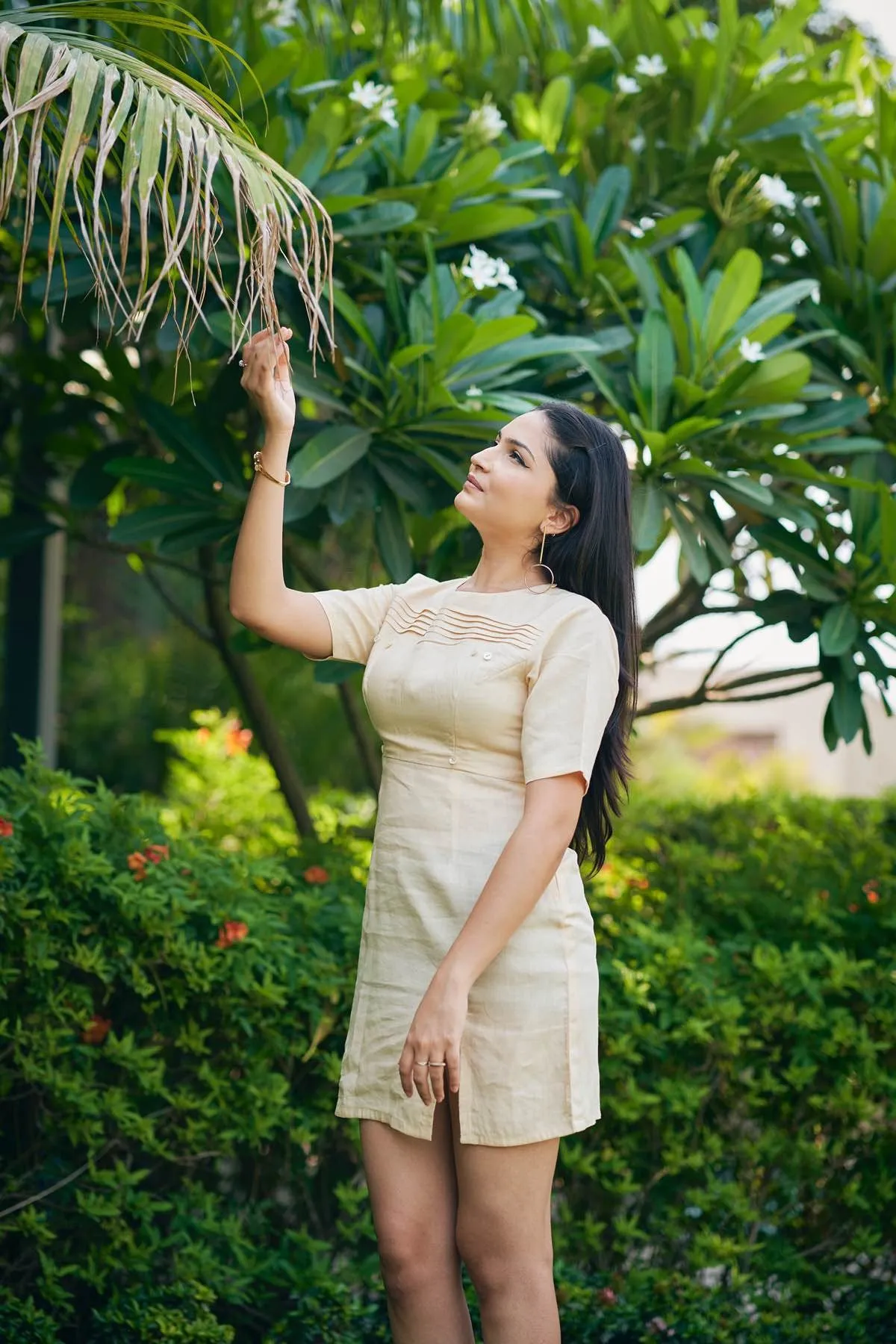 Congo Meadow Detachable Bamboo Hemp Dress