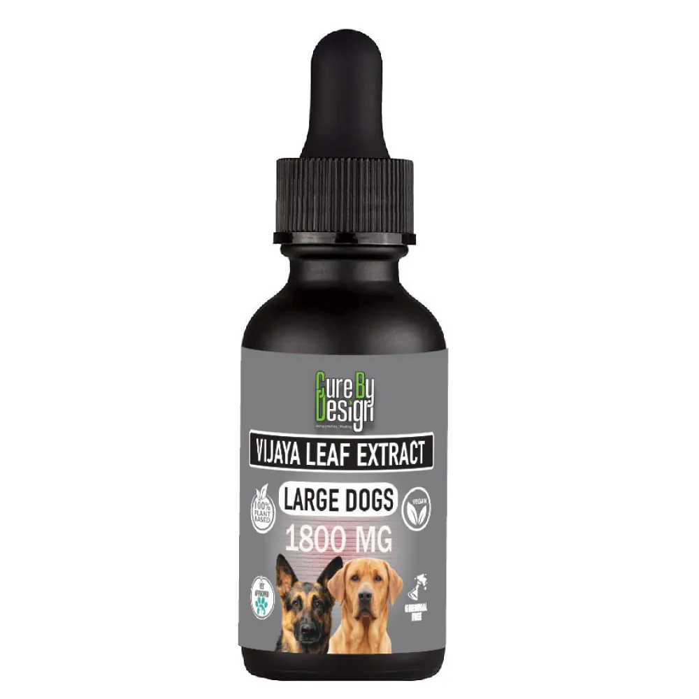 Cure By Design 1800mg Vijaya Leaf Extracts for Dogs and Cats