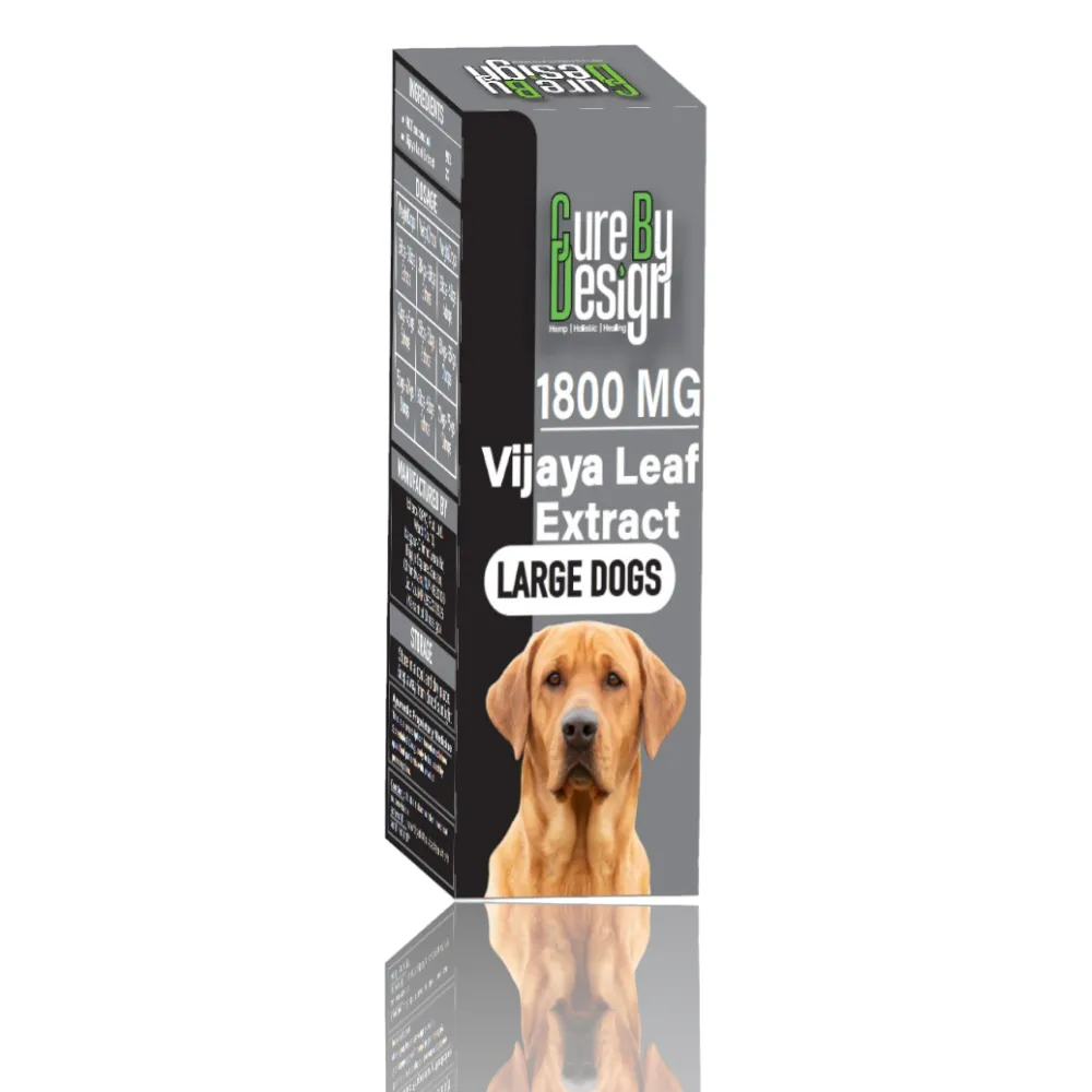 Cure By Design 1800mg Vijaya Leaf Extracts for Dogs and Cats