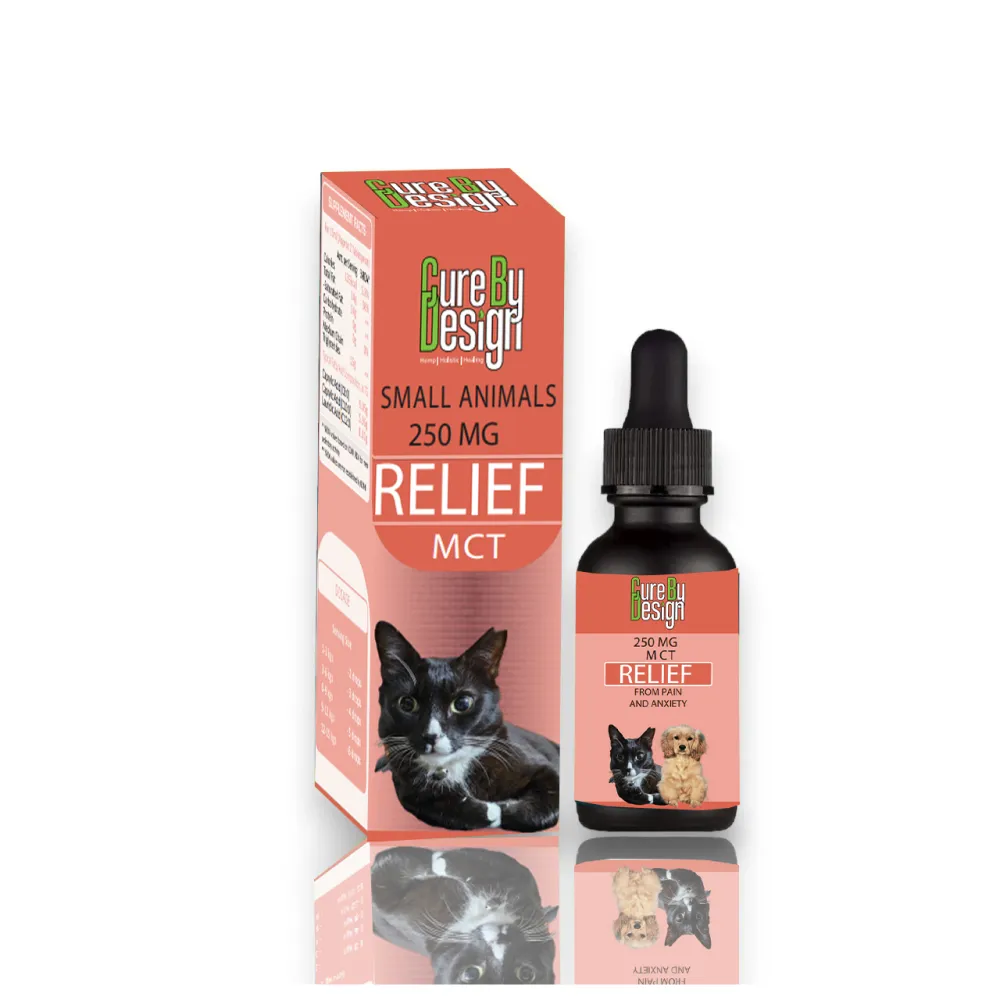 Cure By Design 250mg MCT Relief Oil for Small Animals